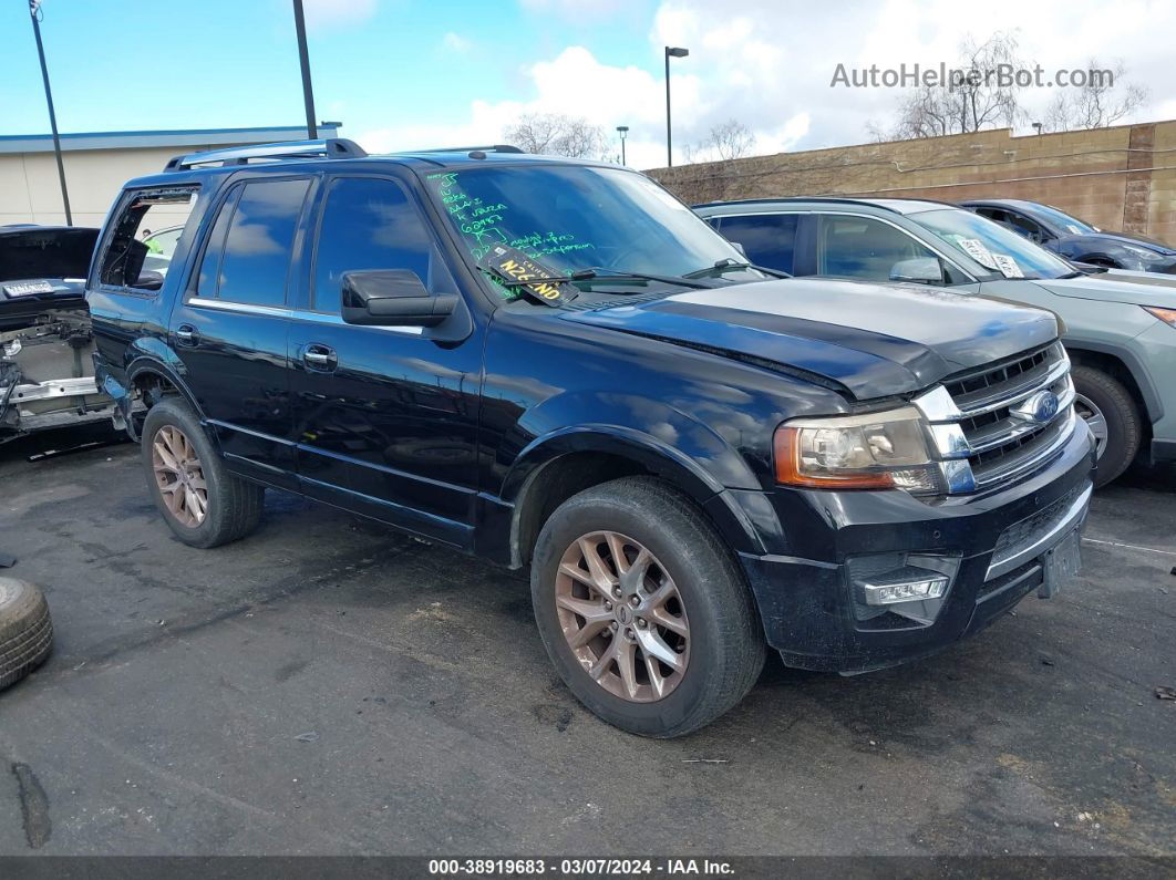 2017 Ford Expedition Limited Black vin: 1FMJU1KT5HEA20096