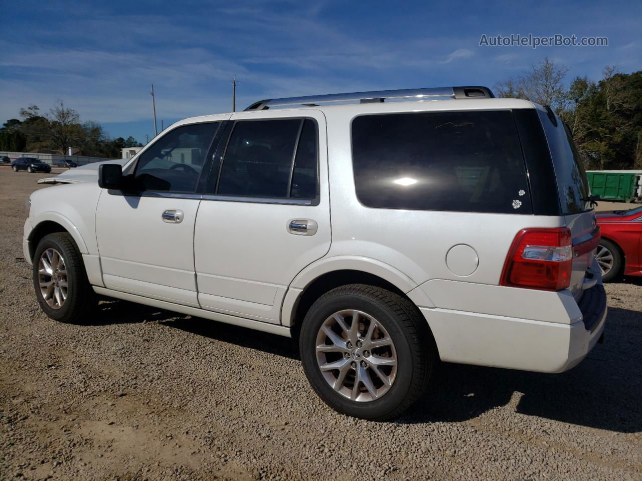 2017 Ford Expedition Limited White vin: 1FMJU1KT5HEA32894