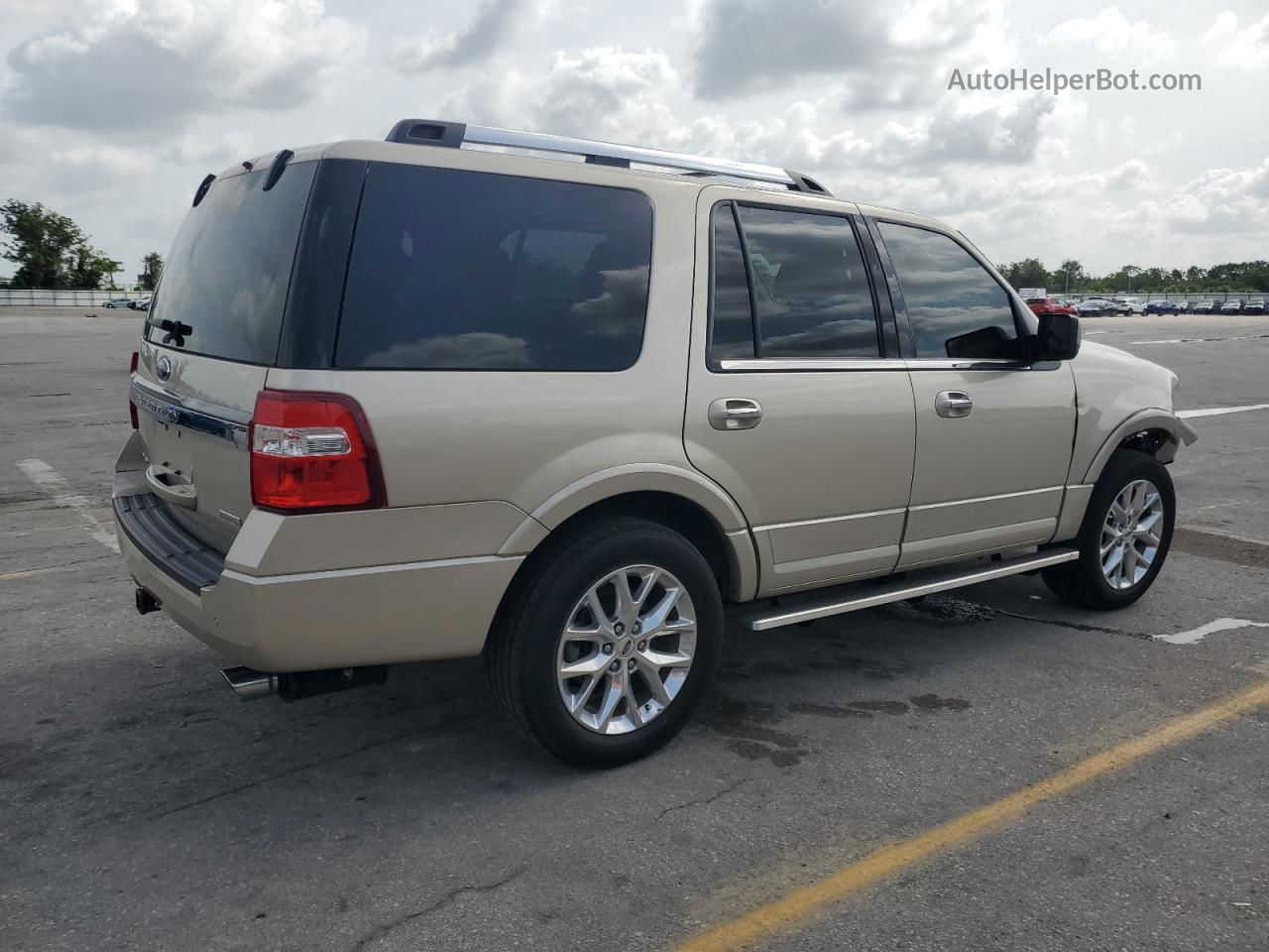 2017 Ford Expedition Limited Beige vin: 1FMJU1KT5HEA76457