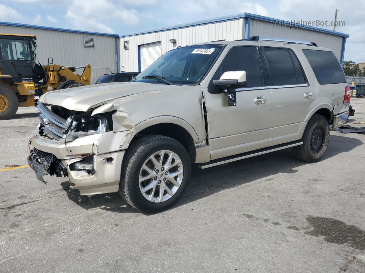 2017 Ford Expedition Limited Beige vin: 1FMJU1KT5HEA76457