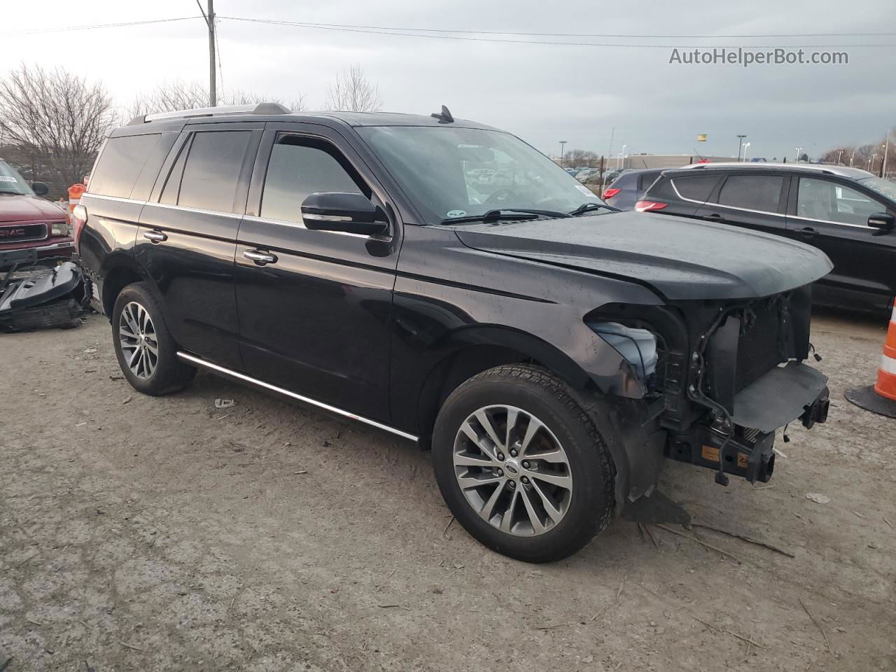 2018 Ford Expedition Limited Black vin: 1FMJU1KT5JEA23019