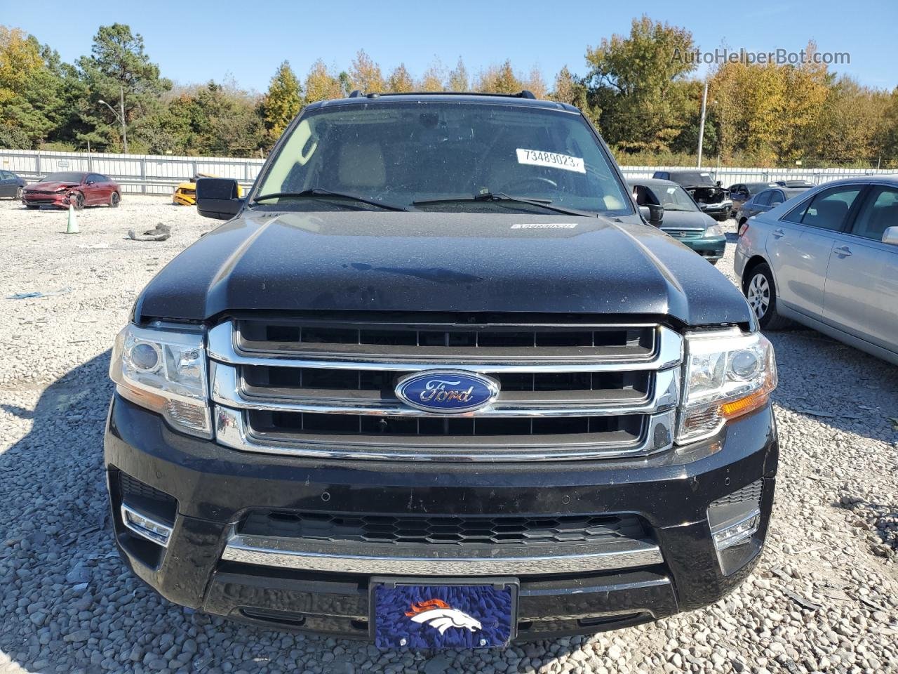 2016 Ford Expedition Limited Черный vin: 1FMJU1KT6GEF07208