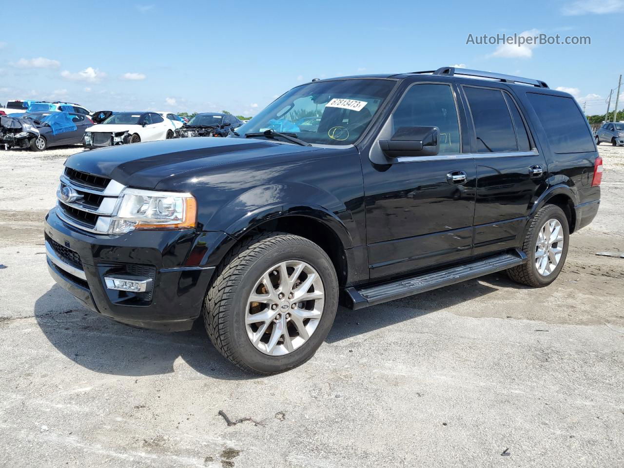 2017 Ford Expedition Limited Black vin: 1FMJU1KT6HEA15019