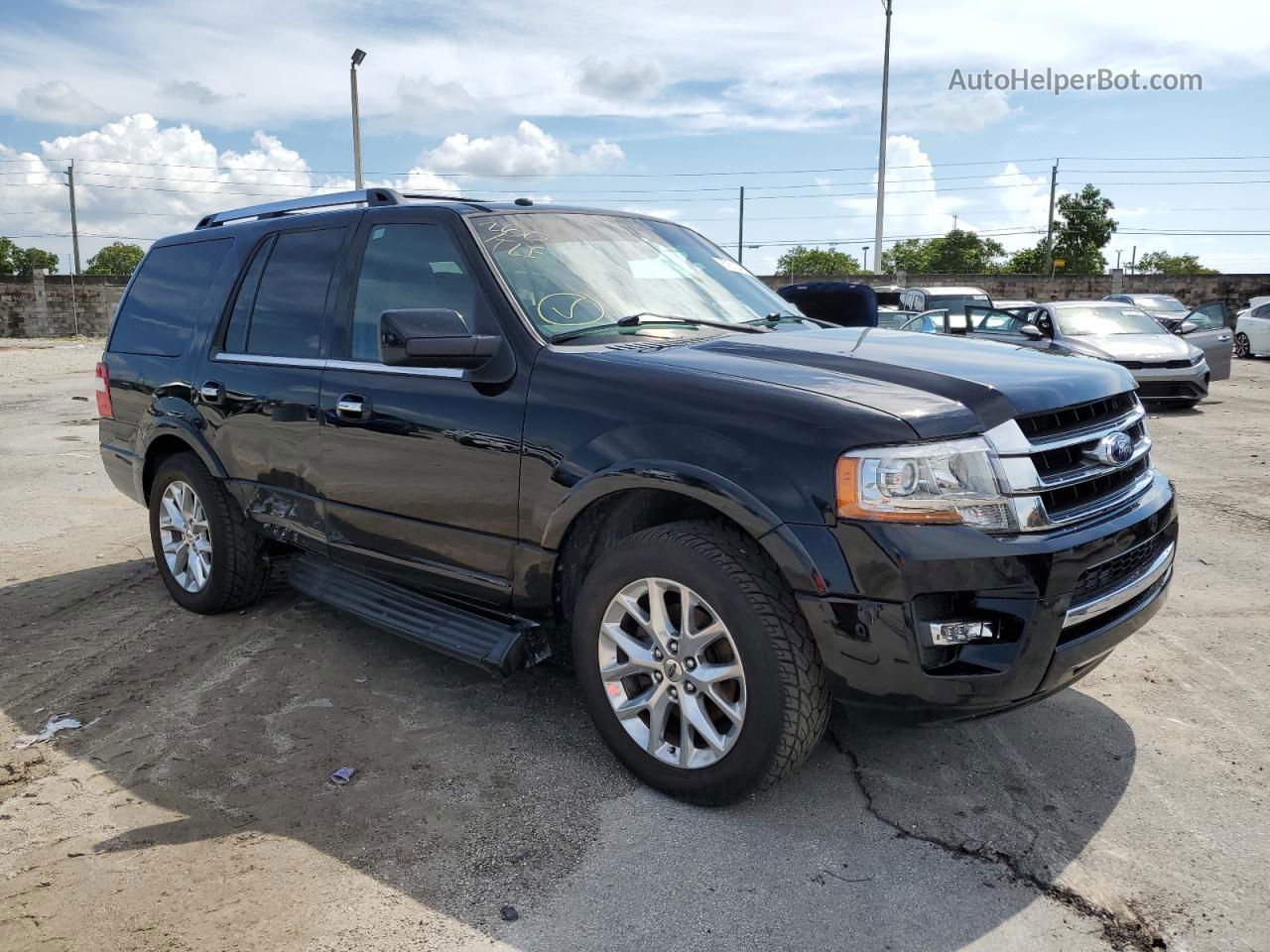 2017 Ford Expedition Limited Черный vin: 1FMJU1KT6HEA15019