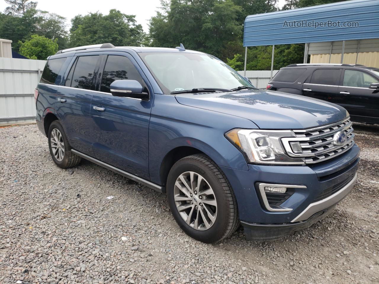 2018 Ford Expedition Limited Blue vin: 1FMJU1KT6JEA41870