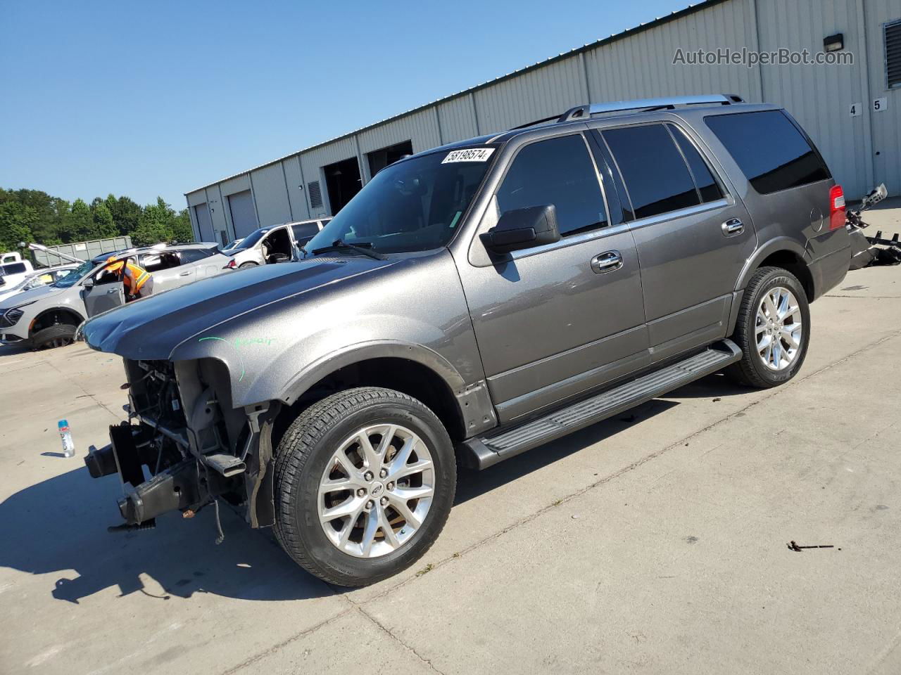 2016 Ford Expedition Limited Gray vin: 1FMJU1KT7GEF44316