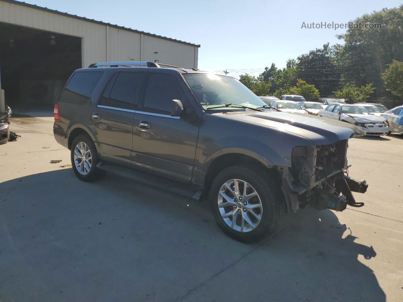 2016 Ford Expedition Limited Gray vin: 1FMJU1KT7GEF44316