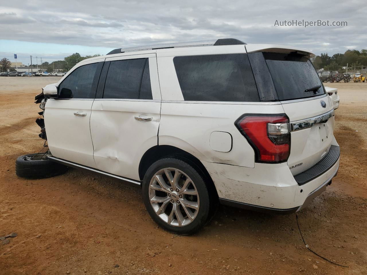 2018 Ford Expedition Limited White vin: 1FMJU1KT7JEA14418