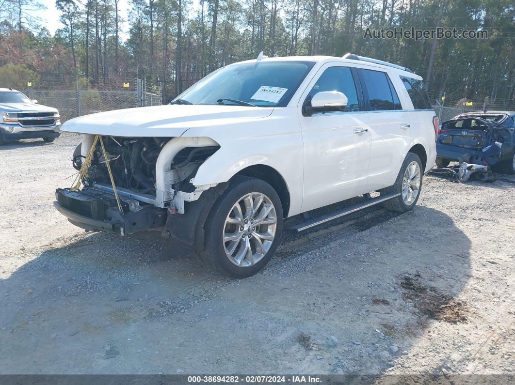 2018 Ford Expedition Limited White vin: 1FMJU1KT7JEA35964