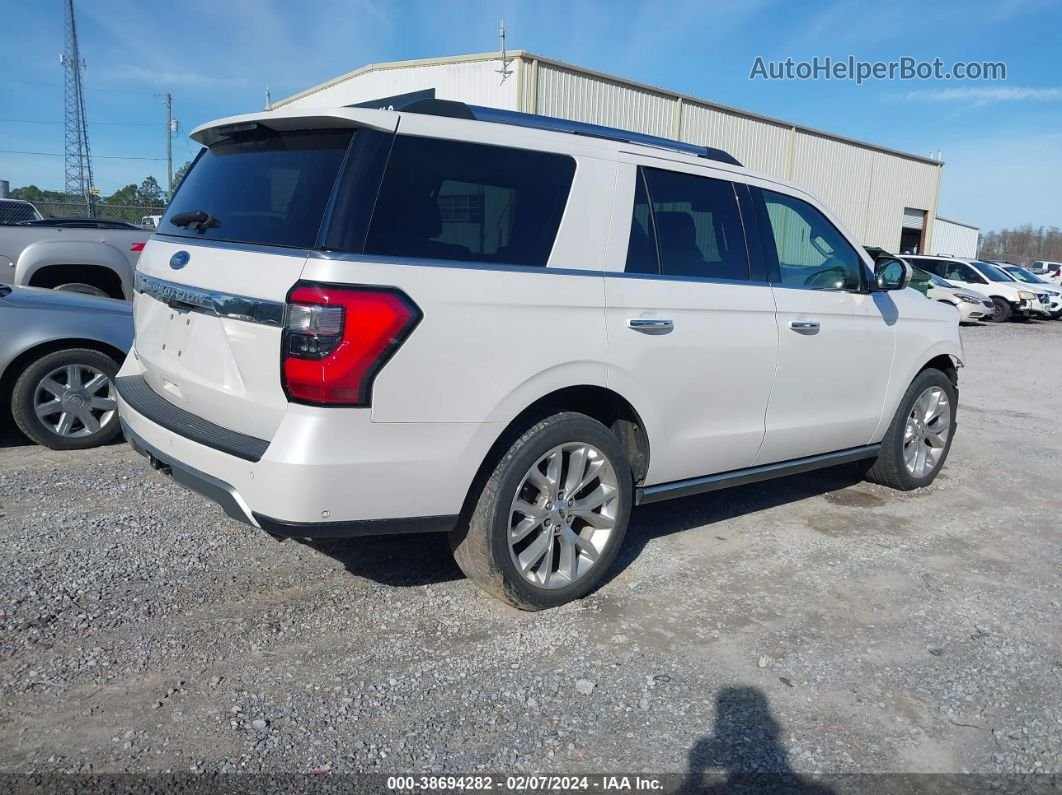 2018 Ford Expedition Limited White vin: 1FMJU1KT7JEA35964