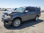 2016 Ford Expedition Limited Серый vin: 1FMJU1KT8GEF44745