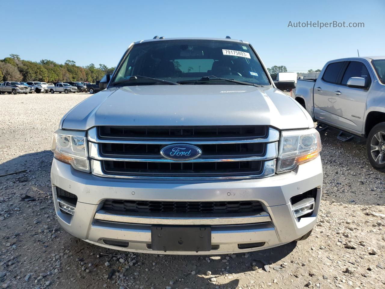 2017 Ford Expedition Limited Silver vin: 1FMJU1KT8HEA52041