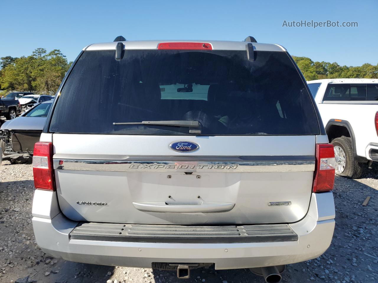 2017 Ford Expedition Limited Silver vin: 1FMJU1KT8HEA52041