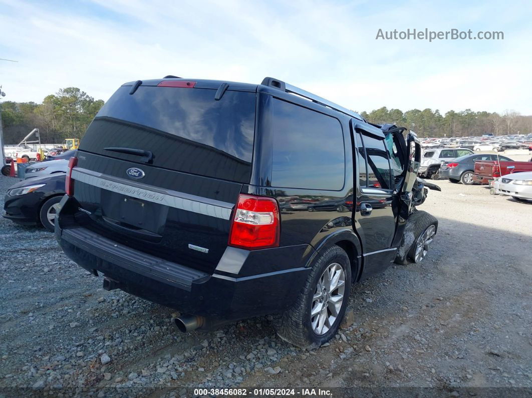 2016 Ford Expedition Limited Black vin: 1FMJU1KT9GEF19952