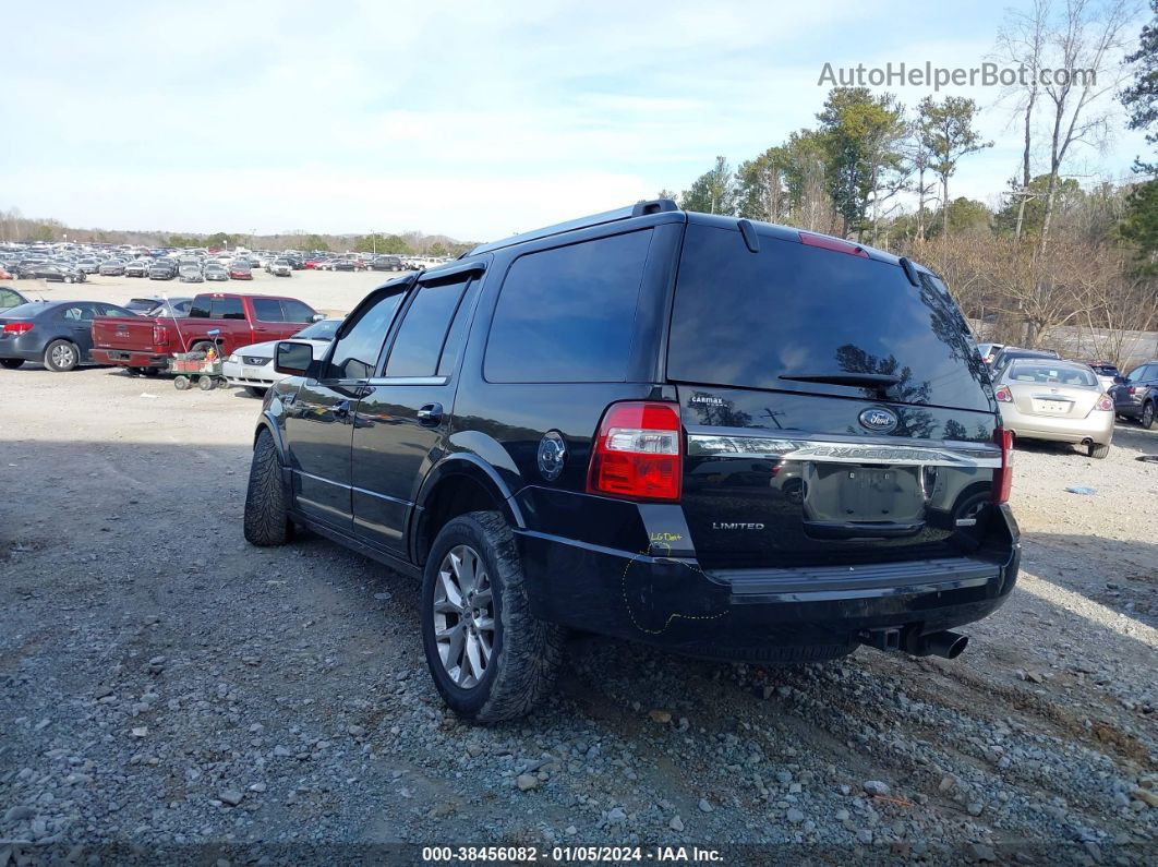 2016 Ford Expedition Limited Black vin: 1FMJU1KT9GEF19952