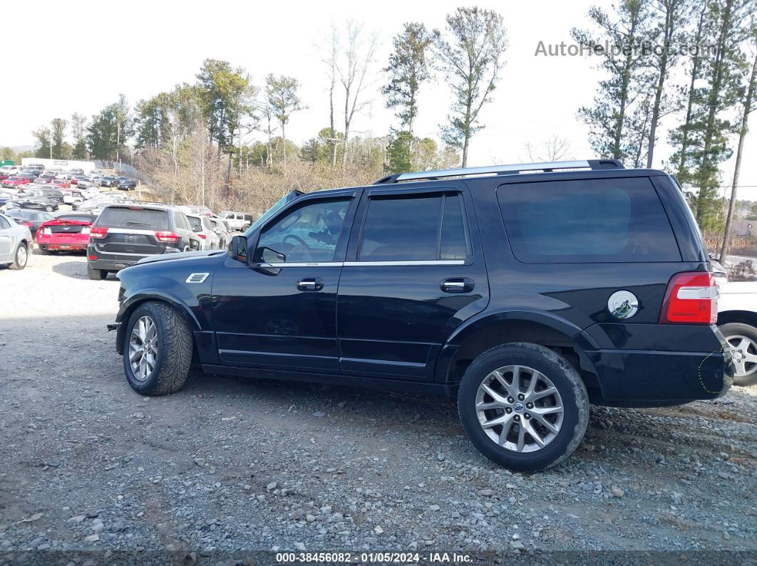 2016 Ford Expedition Limited Black vin: 1FMJU1KT9GEF19952