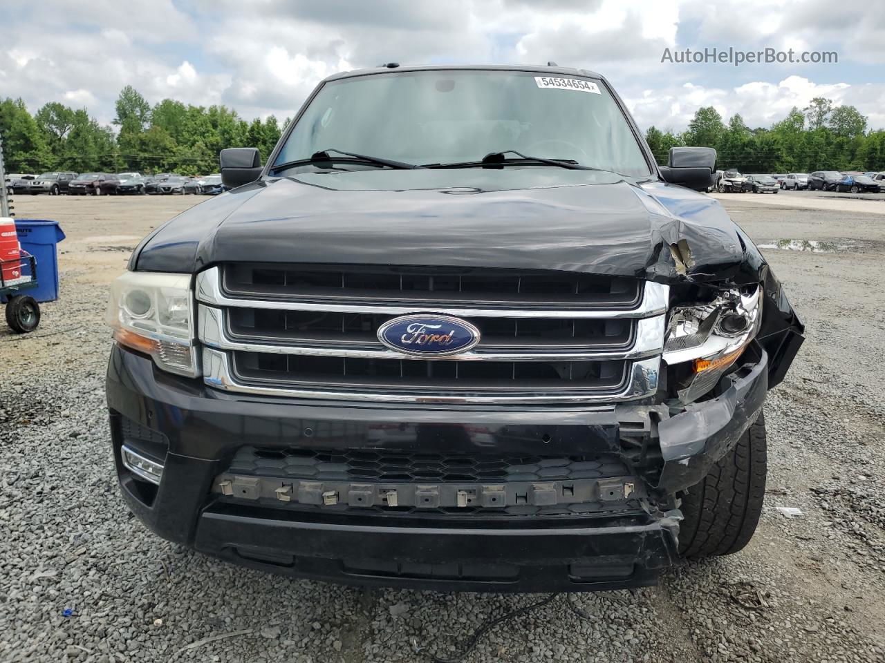 2016 Ford Expedition Limited Черный vin: 1FMJU1KT9GEF31633