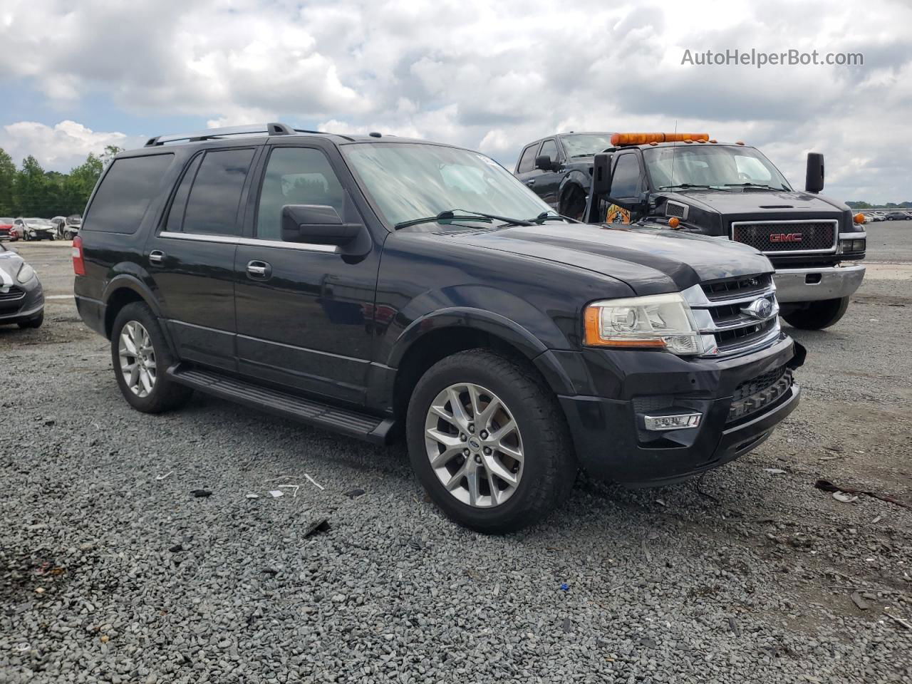 2016 Ford Expedition Limited Черный vin: 1FMJU1KT9GEF31633