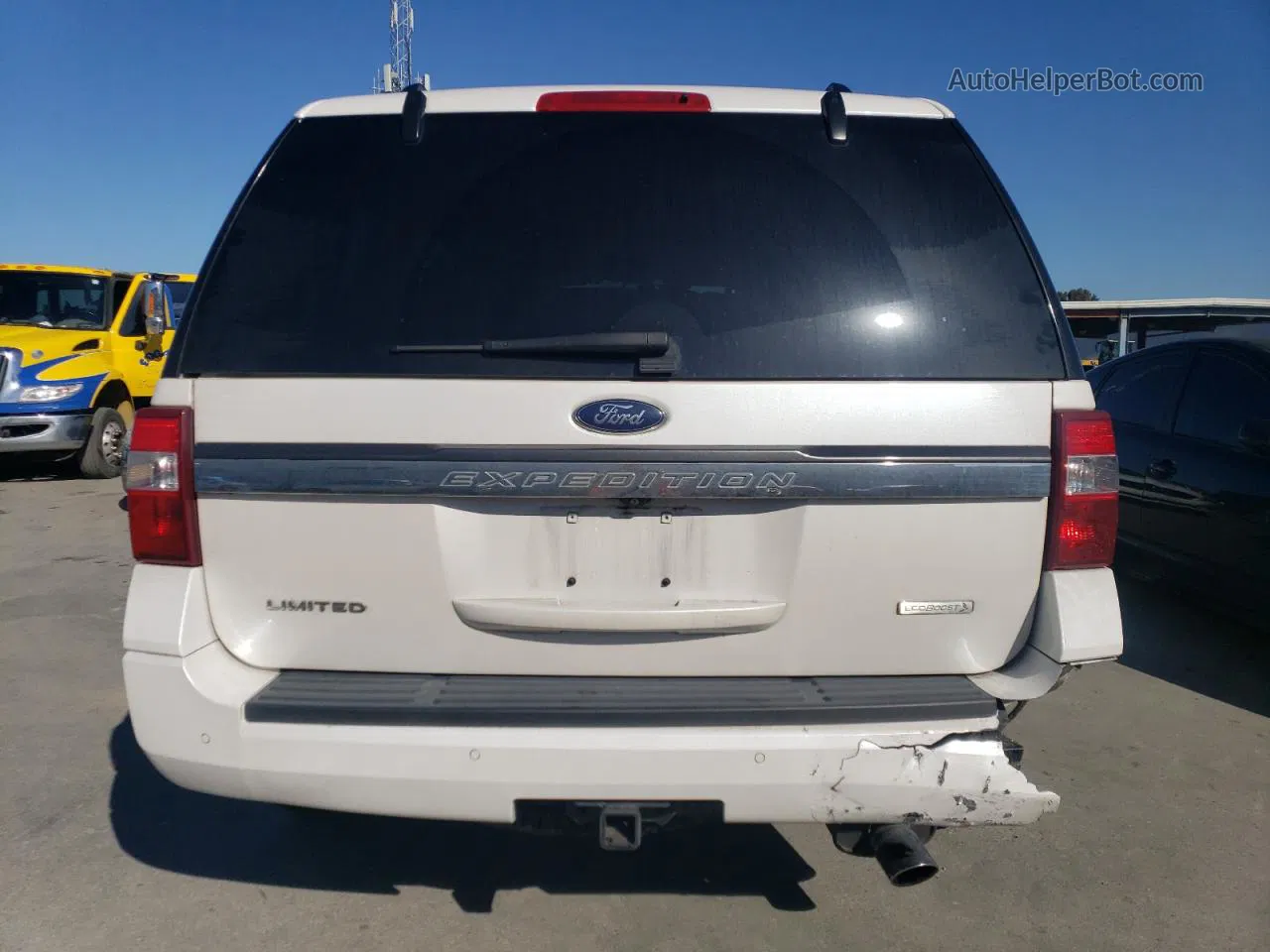 2017 Ford Expedition Limited White vin: 1FMJU1KT9HEA83735