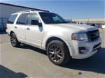 2017 Ford Expedition Limited White vin: 1FMJU1KT9HEA83735