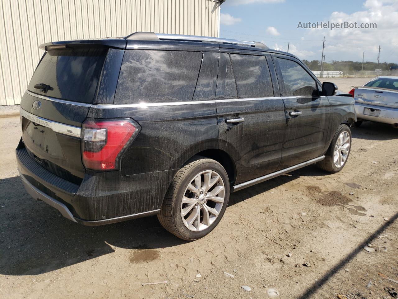 2018 Ford Expedition Limited Black vin: 1FMJU1KT9JEA14596