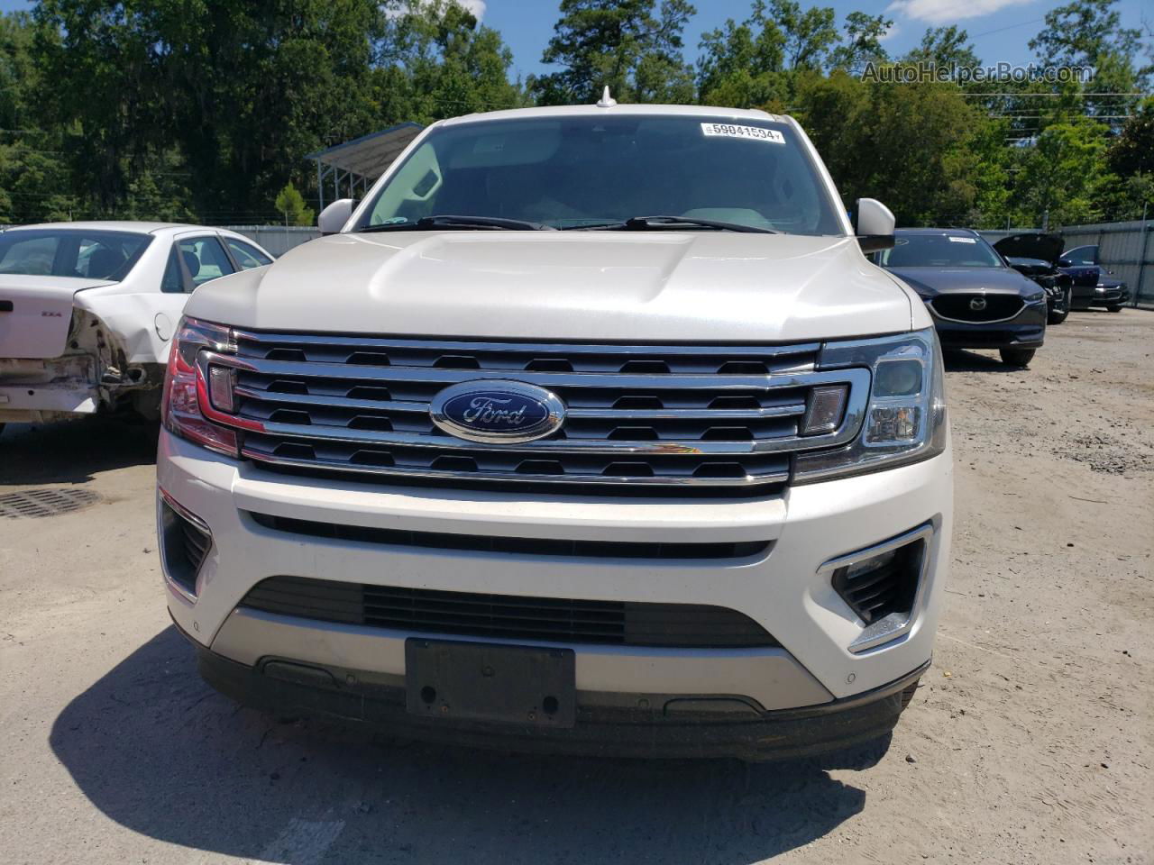 2018 Ford Expedition Limited White vin: 1FMJU1KT9JEA32564