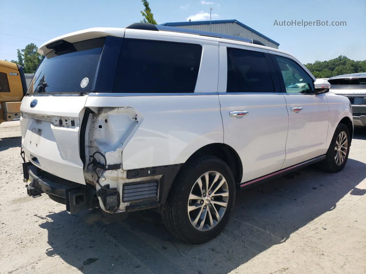 2018 Ford Expedition Limited White vin: 1FMJU1KT9JEA32564