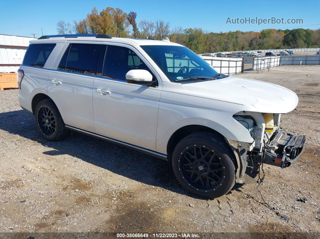 2018 Ford Expedition Limited White vin: 1FMJU1KTXJEA16860