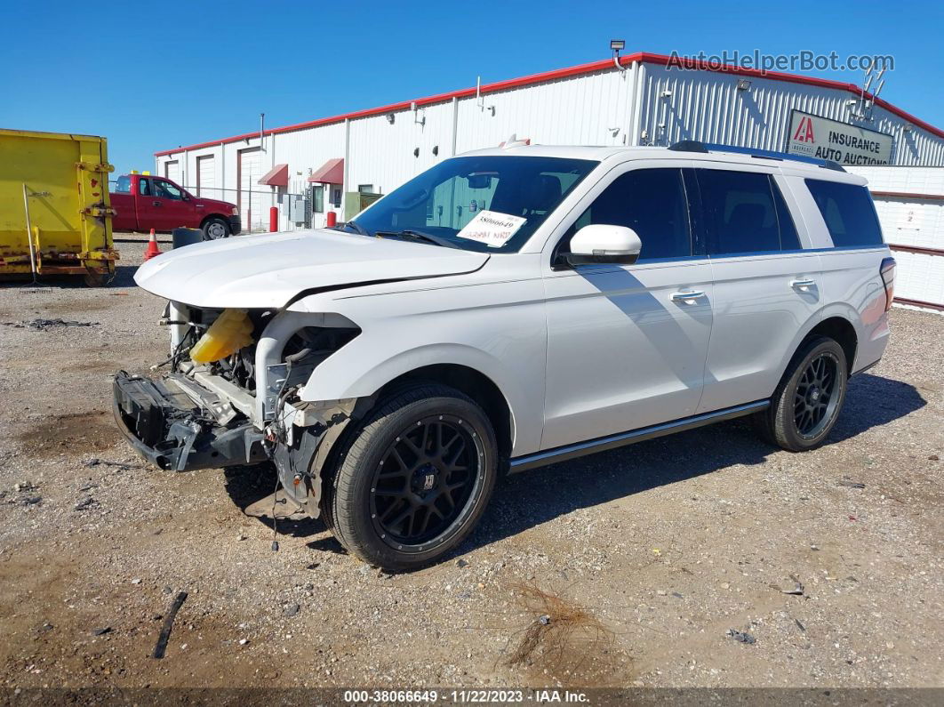 2018 Ford Expedition Limited White vin: 1FMJU1KTXJEA16860