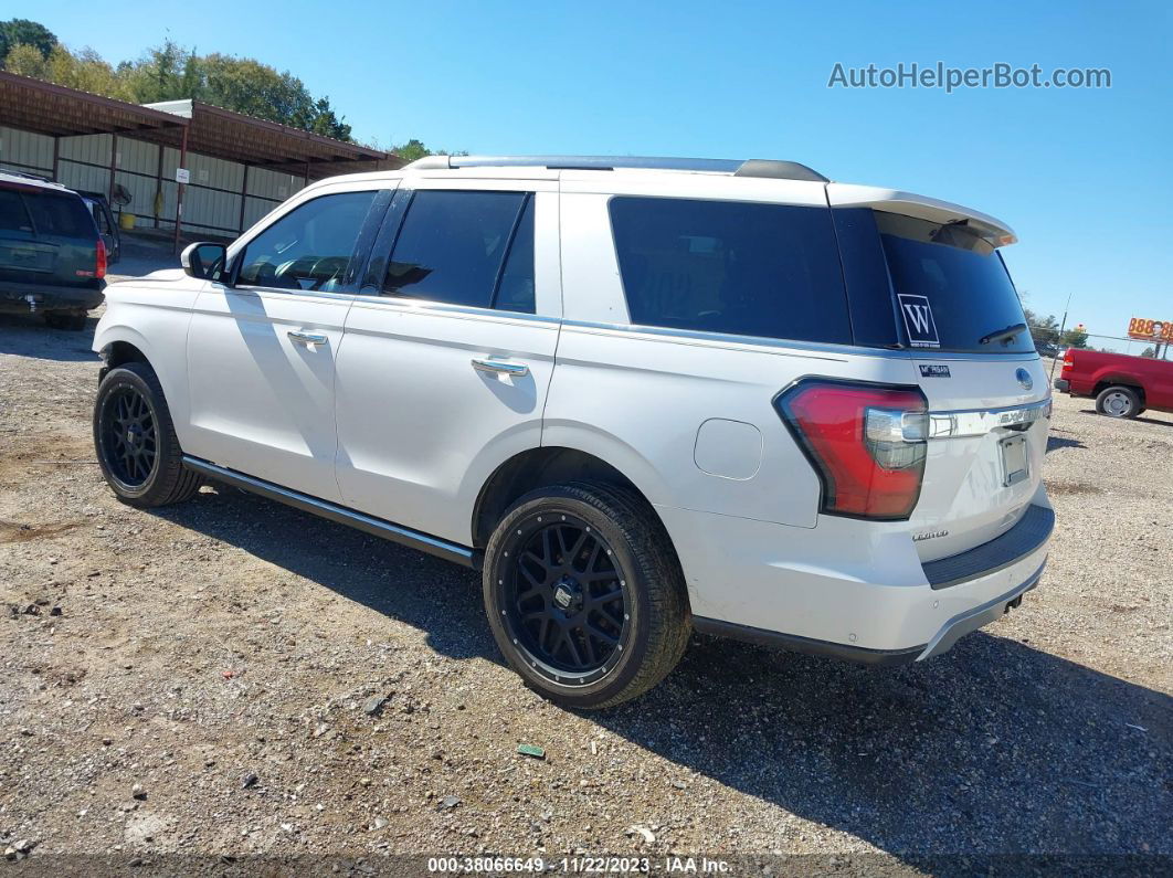 2018 Ford Expedition Limited White vin: 1FMJU1KTXJEA16860