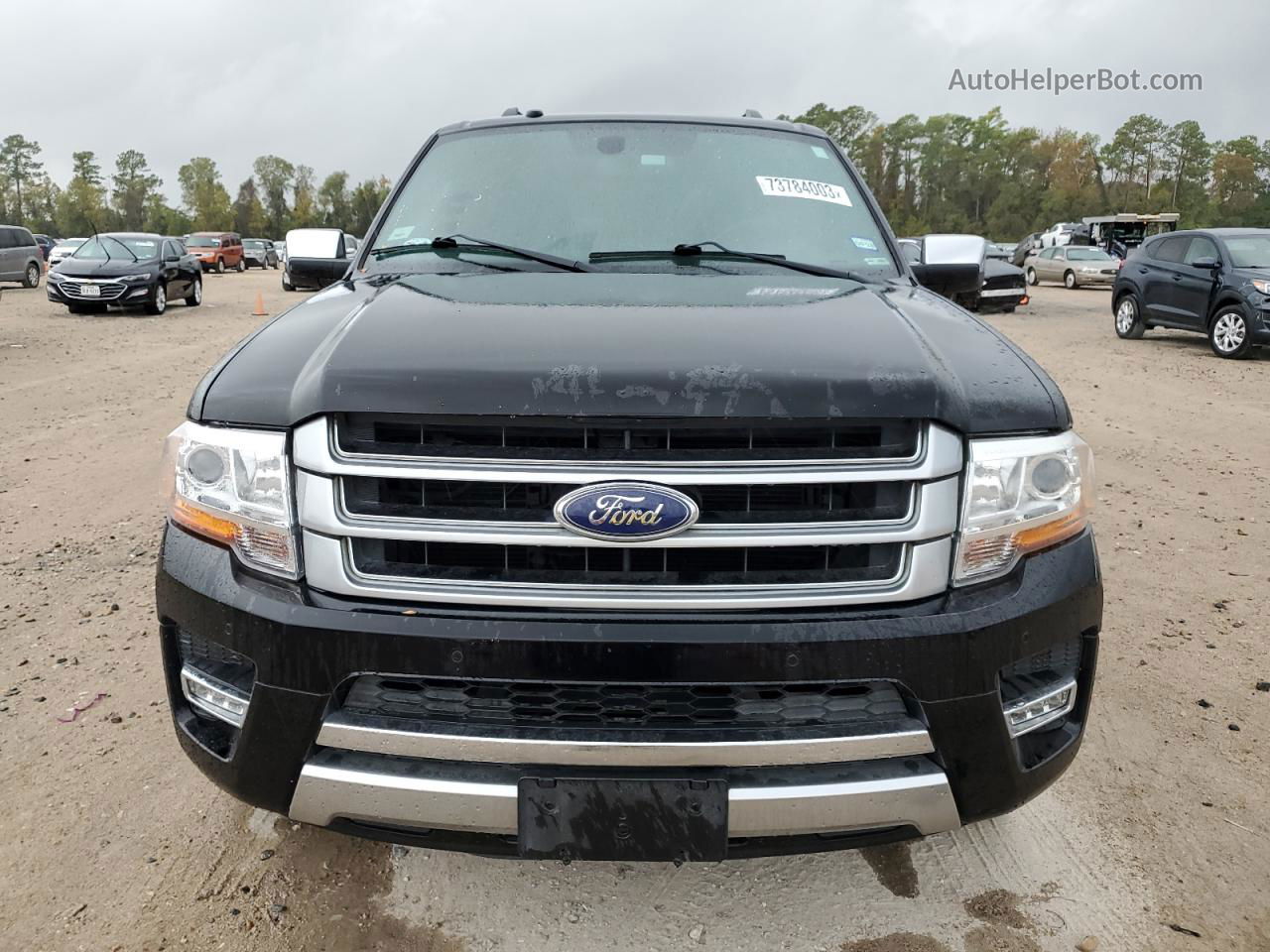 2017 Ford Expedition Platinum Черный vin: 1FMJU1LT1HEA47228