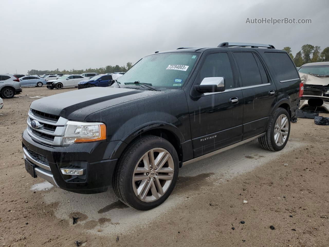 2017 Ford Expedition Platinum Черный vin: 1FMJU1LT1HEA47228