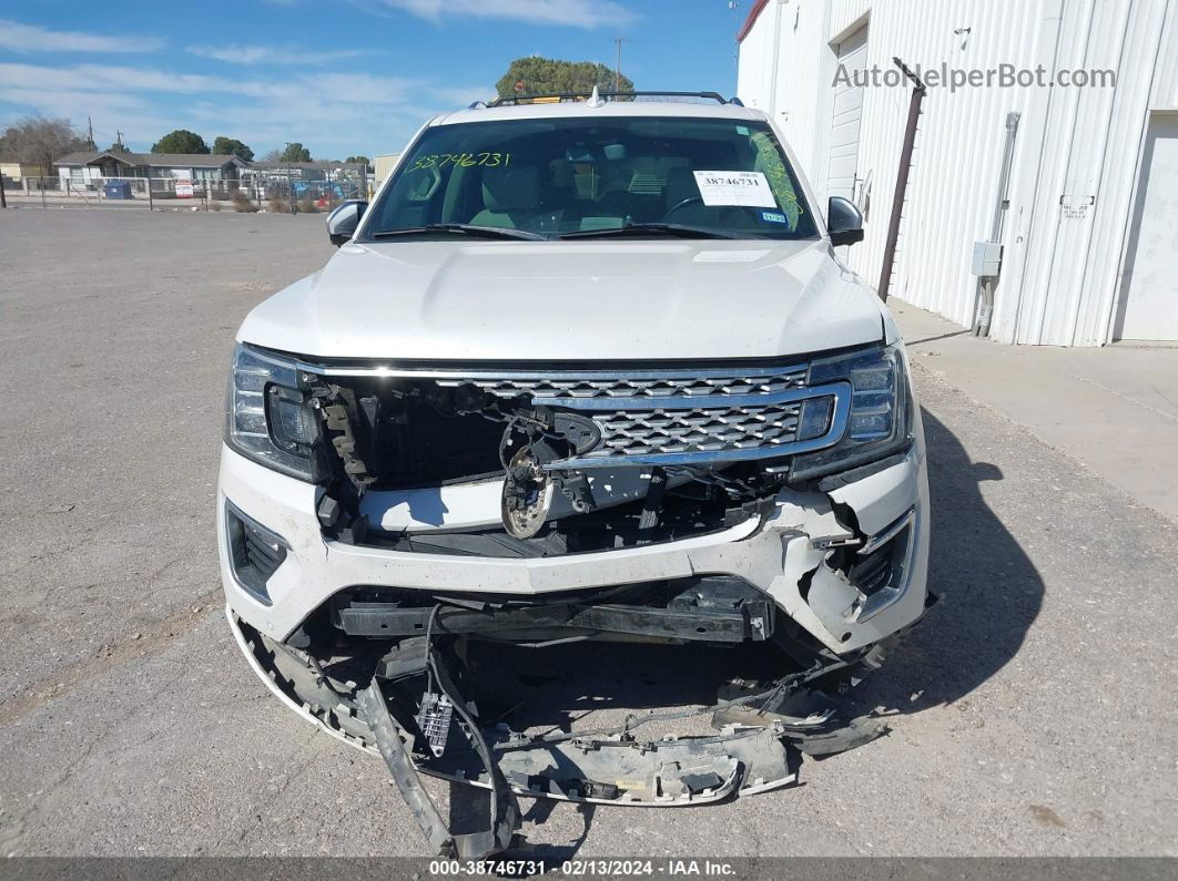 2018 Ford Expedition Platinum White vin: 1FMJU1LT5JEA66791