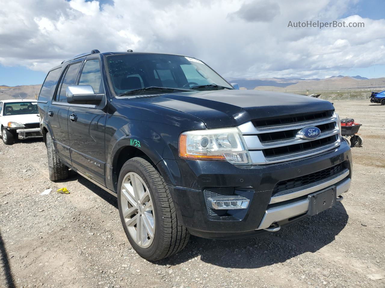 2016 Ford Expedition Platinum Черный vin: 1FMJU1MT0GEF08495