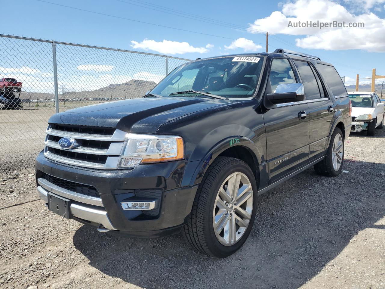 2016 Ford Expedition Platinum Черный vin: 1FMJU1MT0GEF08495