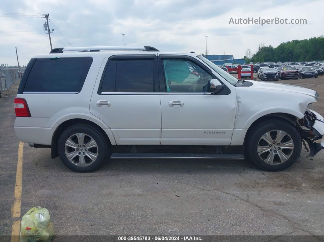 2016 Ford Expedition Platinum White vin: 1FMJU1MT2GEF36315