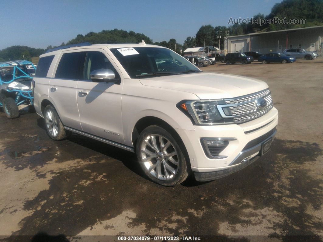 2018 Ford Expedition Platinum White vin: 1FMJU1MT2JEA06787