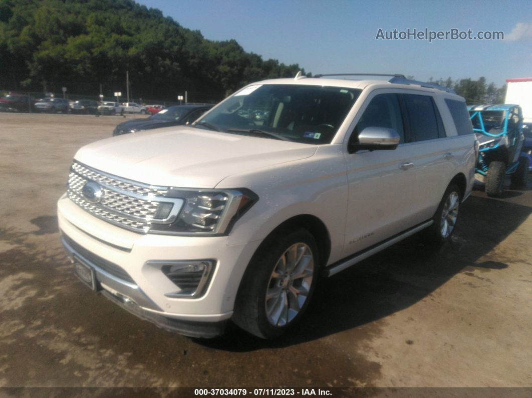 2018 Ford Expedition Platinum White vin: 1FMJU1MT2JEA06787