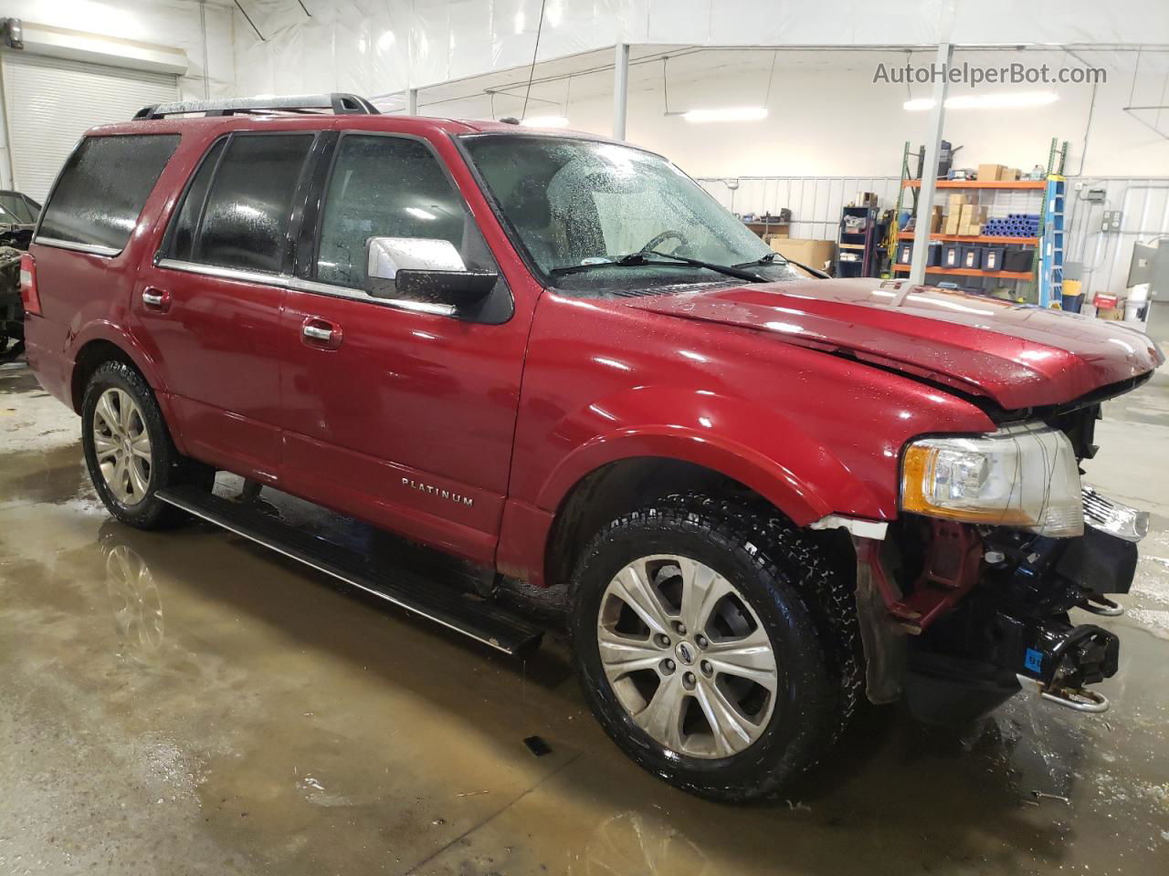 2016 Ford Expedition Platinum Maroon vin: 1FMJU1MT5GEF43131