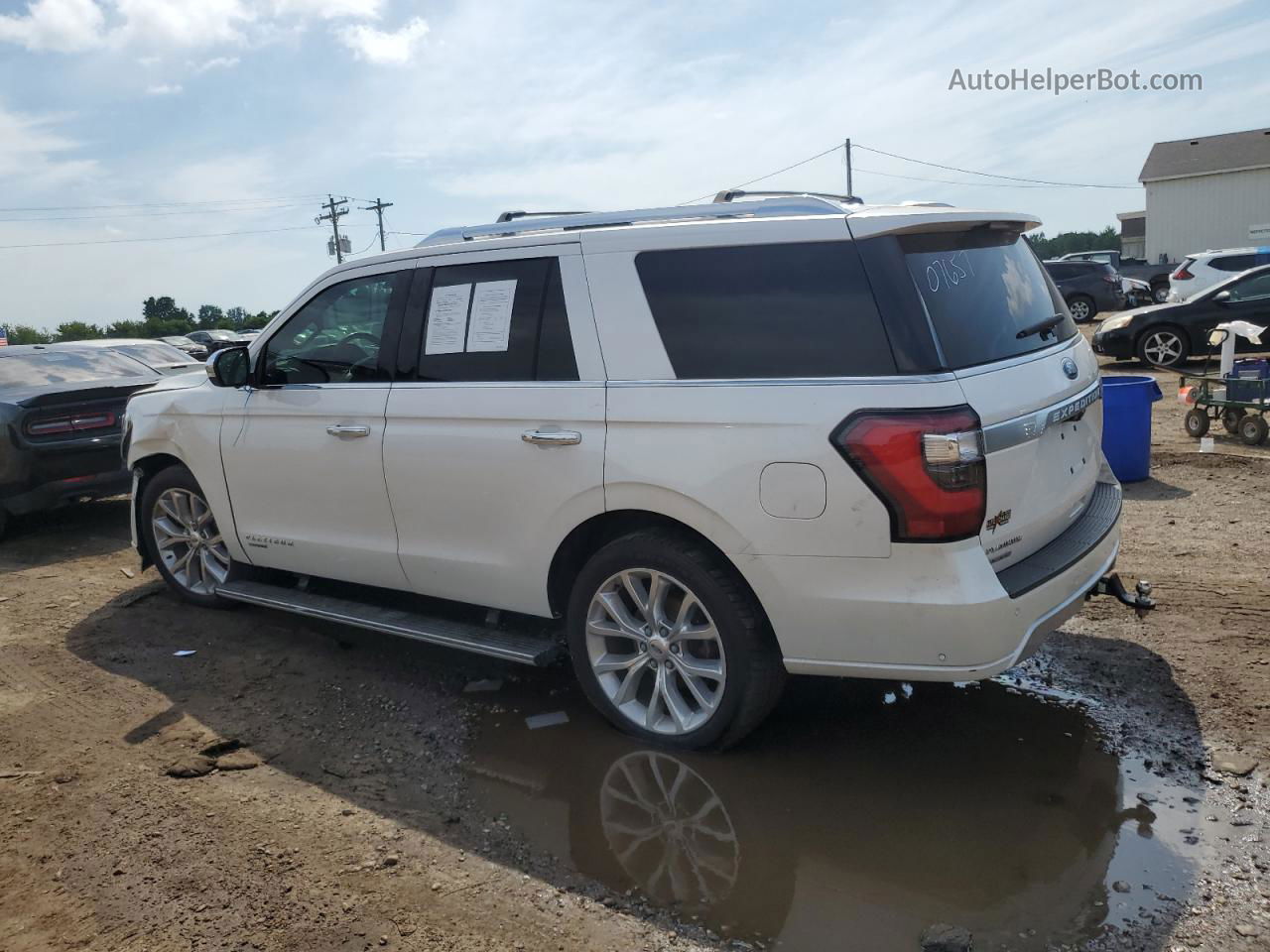 2018 Ford Expedition Platinum White vin: 1FMJU1MT5JEA07657