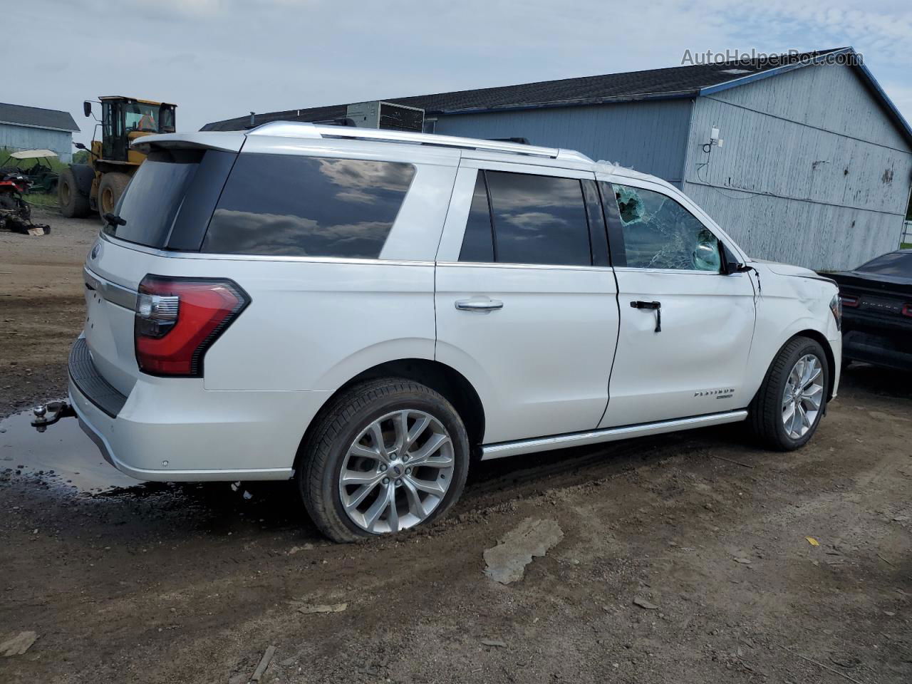 2018 Ford Expedition Platinum Белый vin: 1FMJU1MT5JEA07657