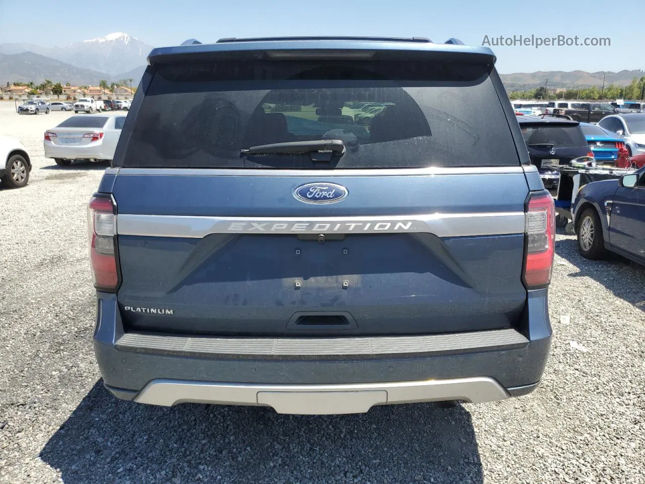 2018 Ford Expedition Platinum Blue vin: 1FMJU1MT5JEA37841