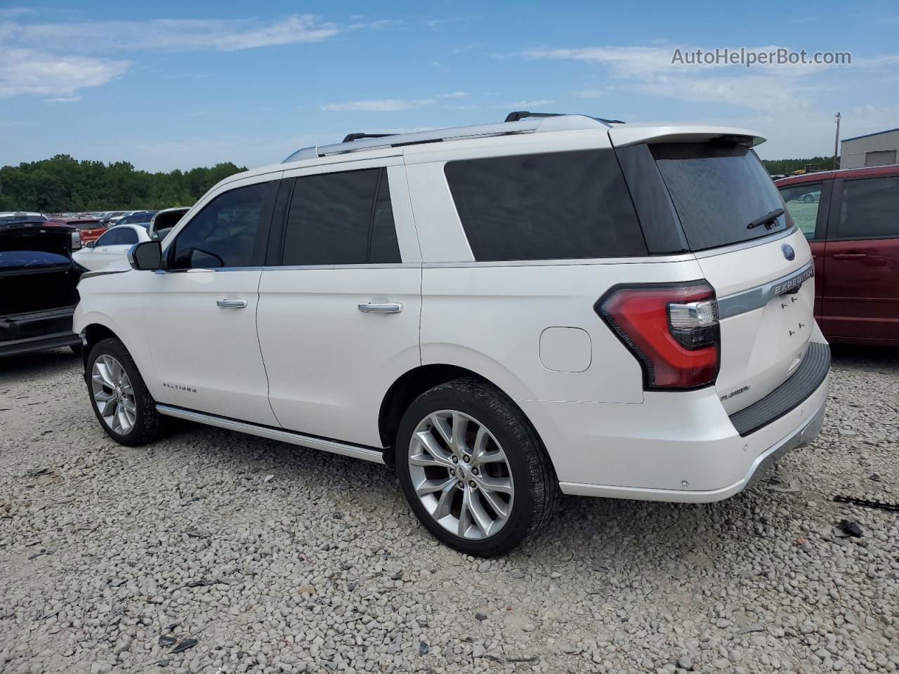 2018 Ford Expedition Platinum White vin: 1FMJU1MT6JEA03018