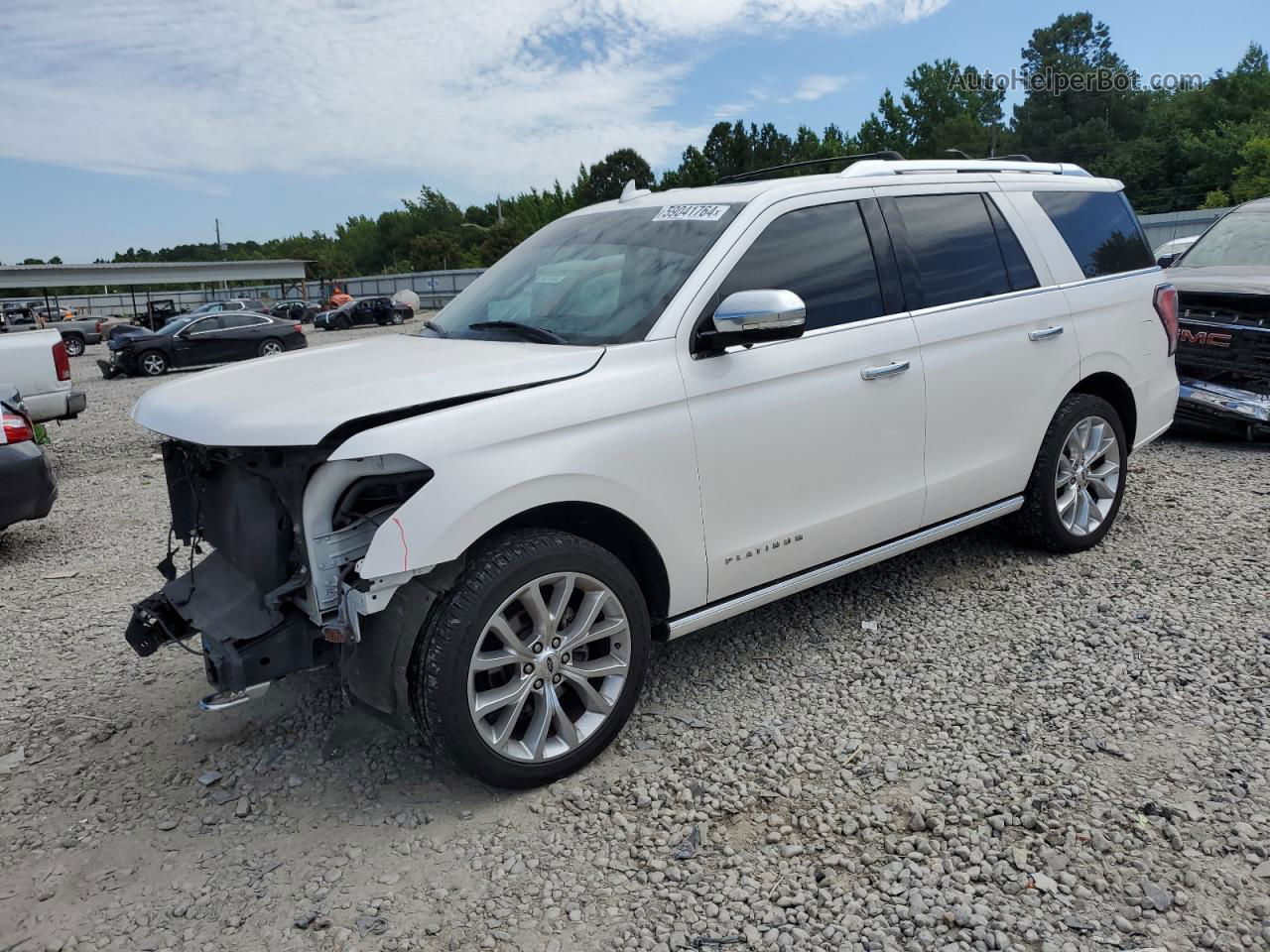 2018 Ford Expedition Platinum White vin: 1FMJU1MT6JEA03018