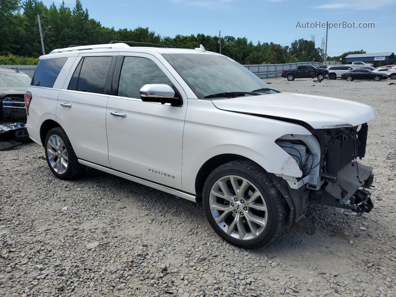 2018 Ford Expedition Platinum White vin: 1FMJU1MT6JEA03018