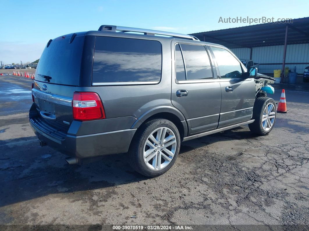 2017 Ford Expedition Platinum Gray vin: 1FMJU1MT7HEA60676