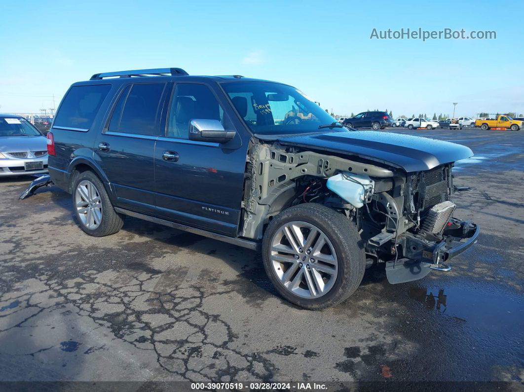 2017 Ford Expedition Platinum Gray vin: 1FMJU1MT7HEA60676