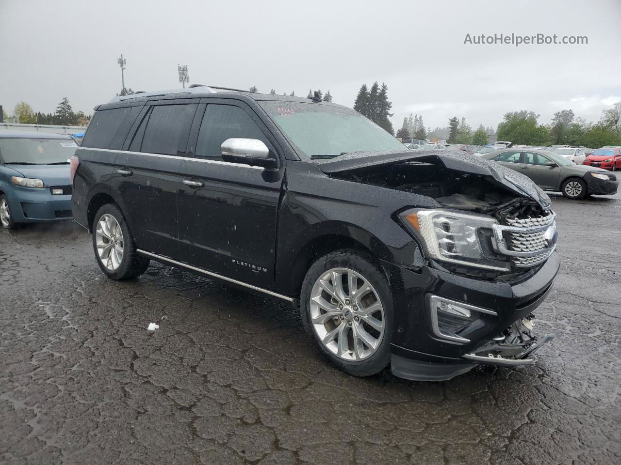 2018 Ford Expedition Platinum Black vin: 1FMJU1MT7JEA67682