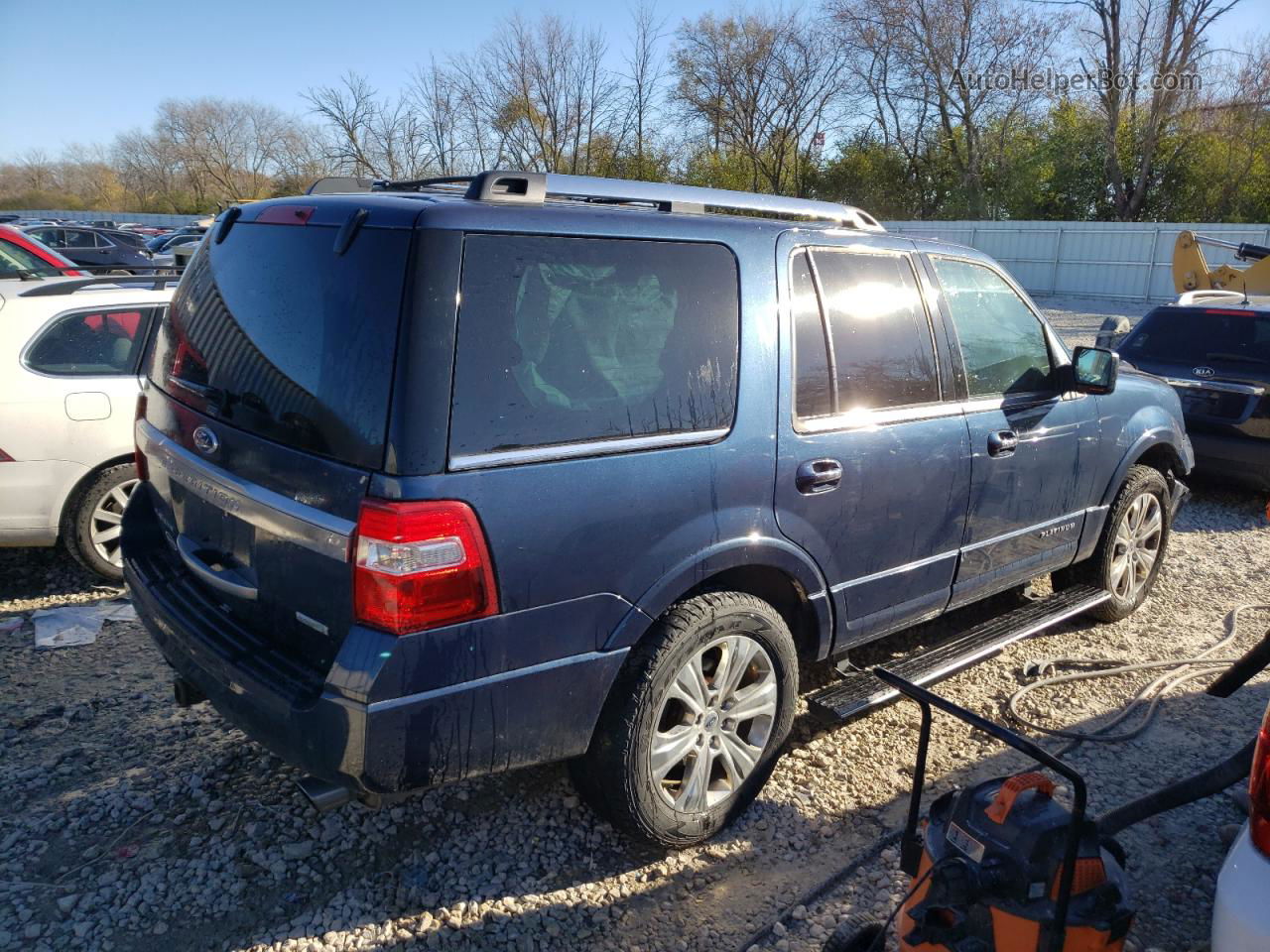 2016 Ford Expedition Platinum Blue vin: 1FMJU1MT8GEF20264