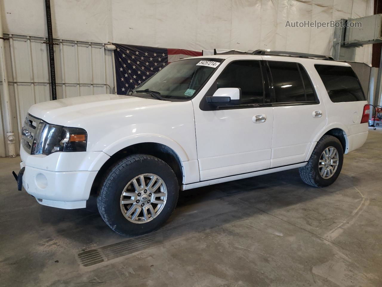 2012 Ford Expedition Limited White vin: 1FMJU2A50CEF12679